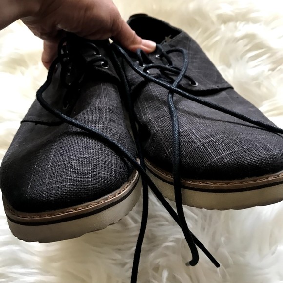 Toms Preston Casual Oxford, Men\'s Size 12 M, Brown Washed NEW MSRP $99.95 main image 9